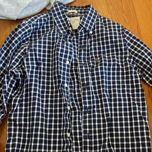 Abercrombie and fitch men’s muscle button down